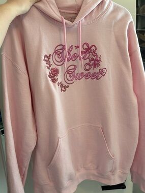 Sabrina Carpenter "Short & Sweet" Script Hoodie - Women's Cozy Pullover